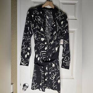 Nwt! KARL LAGERFELD Silky Crepe Dress - SZ. 2